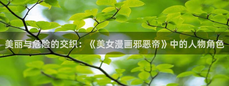 禁漫天堂闪退：美丽与危险的交织：《美女漫画邪恶帝》中的人物角色